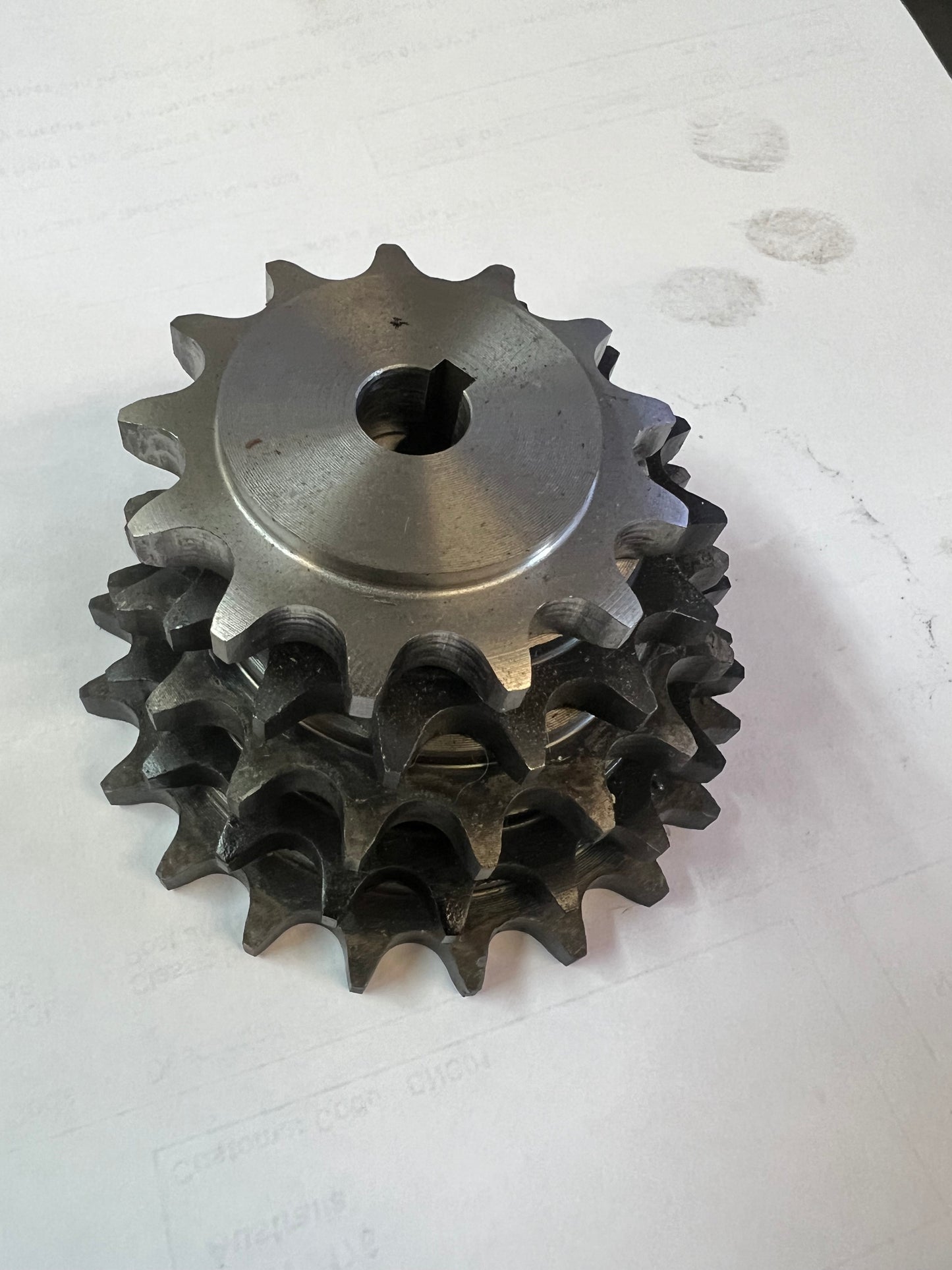 450 & 250 watt motor sprockets