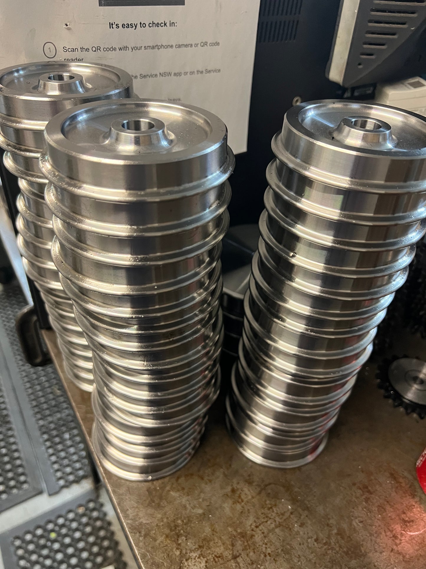 5 Inch Gauge CNC Steel Wheels
