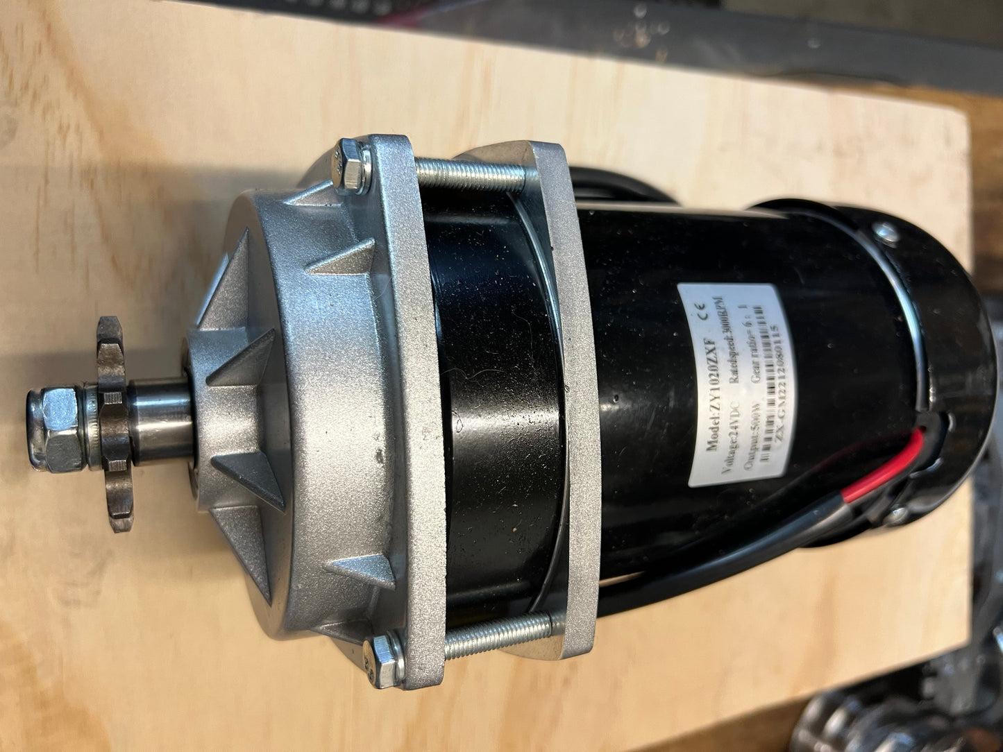 500 watt 24v Motor With Reduction Gearbox