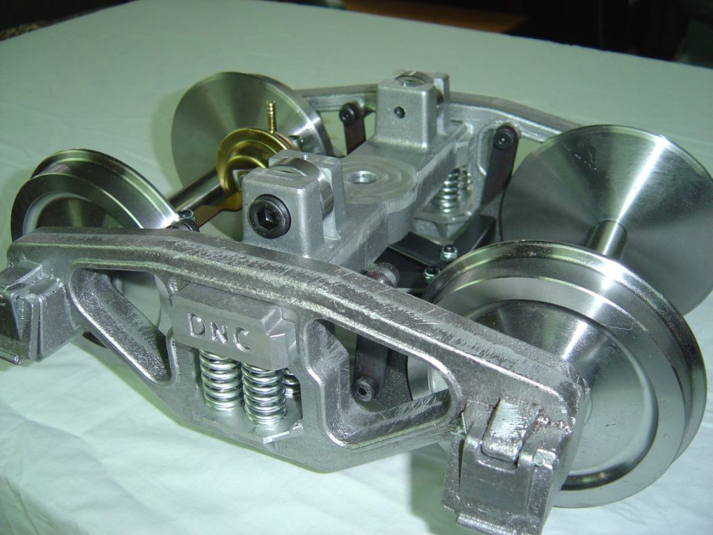 7.25" Bettendorf Bogie with brake options