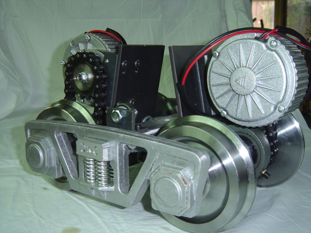 7.25" - 127 Powered bogie with options.