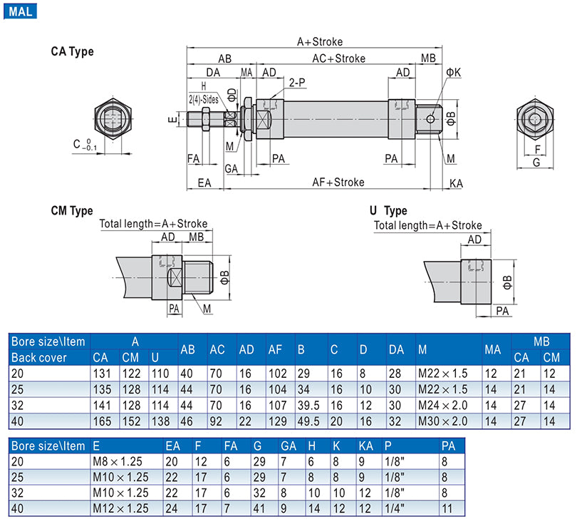AIR CYLINDERS