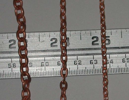 Chain link for detailing