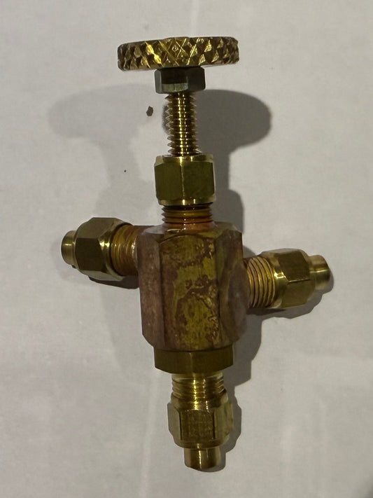 3 WAY STEAM VALVE FOR DRAIN COCKS OR BRAKES