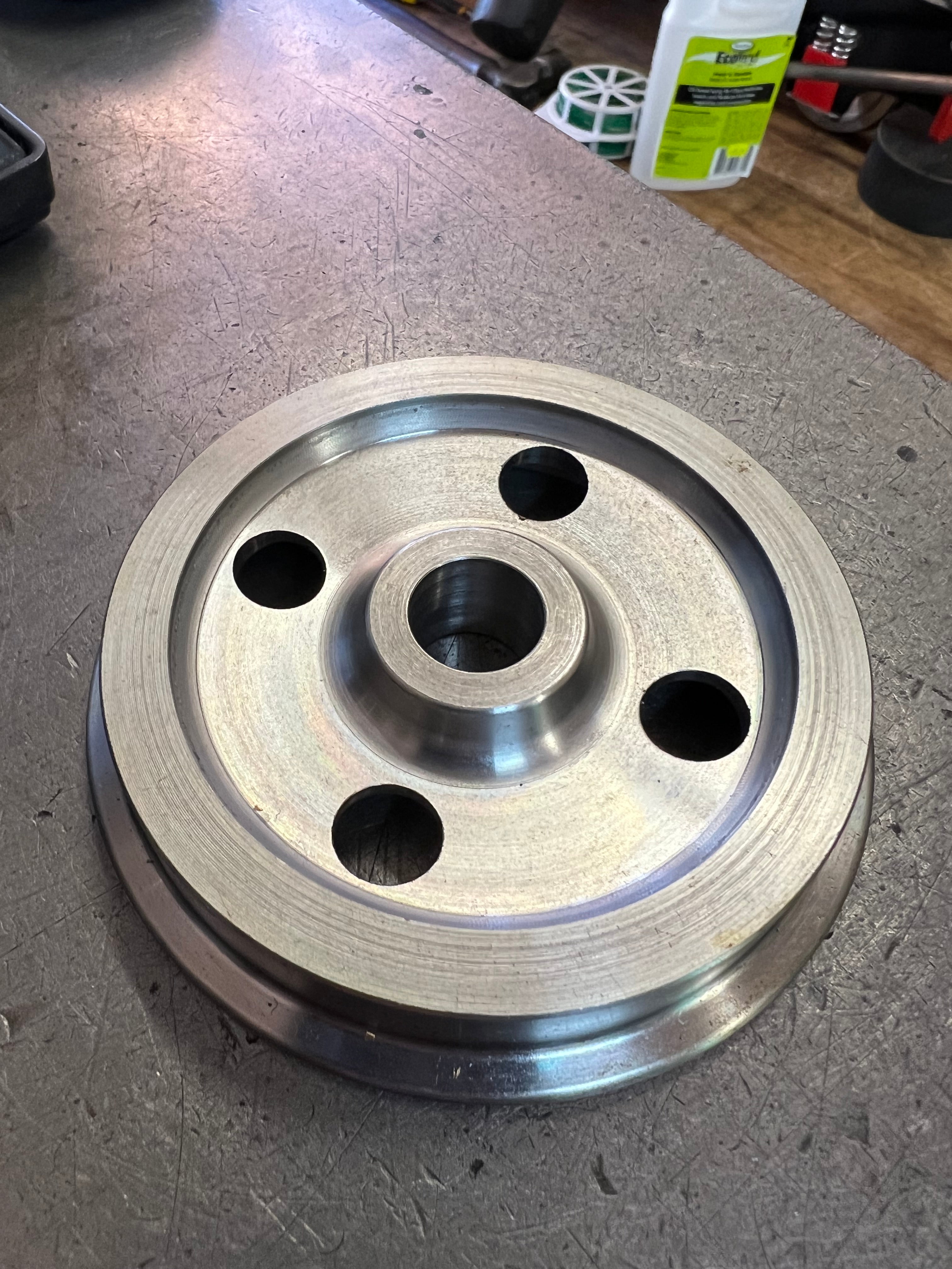 Engine Wheel Stock CNC Rolling stock wheel 88.9 tread – DNC System Technologies